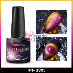 Oja semipermanenta Rban Nail 9D Cameleon Galaxy Cat Eye de 6 ml - BS05